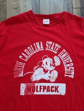 Soffe - Disney NC State Wolfpack Football T-Shirt - 2XL - Red